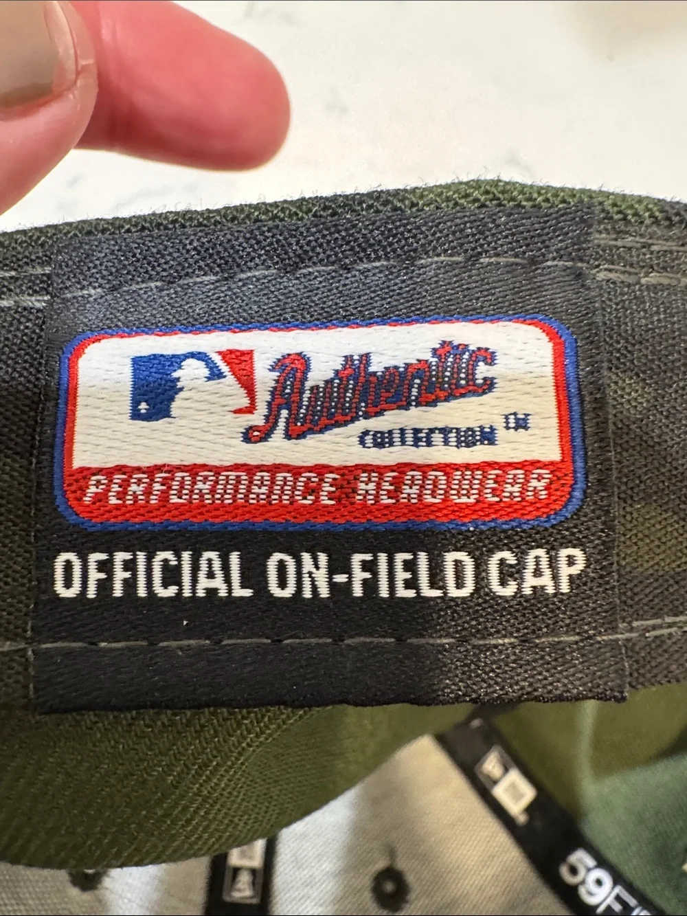 MLB Authentic Collection Camo On-Field Cap Angels